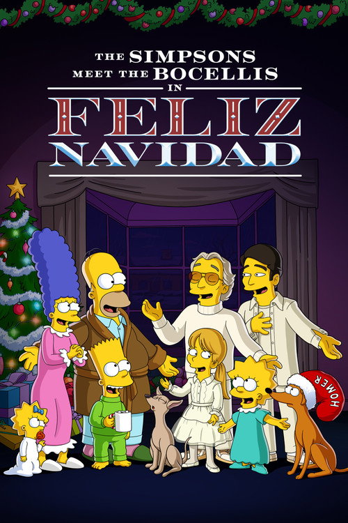 پوستر The Simpsons Meet the Bocellis in "Feliz Navidad"