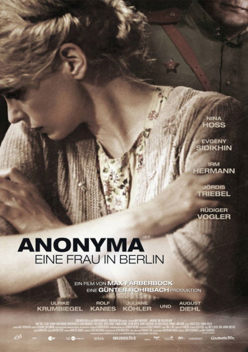 پوستر Anonyma - Eine Frau in Berlin