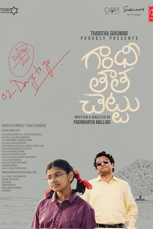 پوستر Gandhi Tatha Chettu