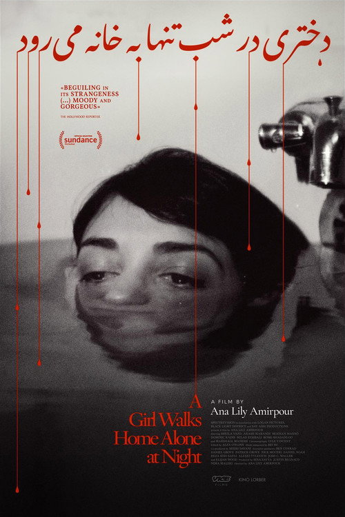 پوستر A Girl Walks Home Alone at Night