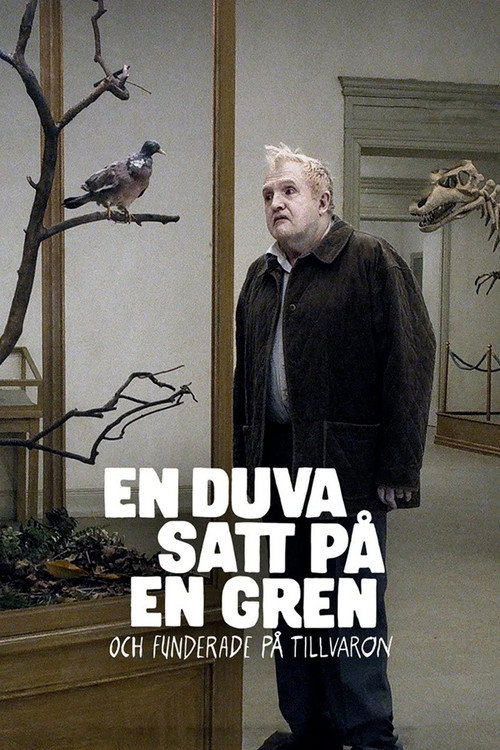 پوستر En duva satt på en gren och funderade på tillvaron